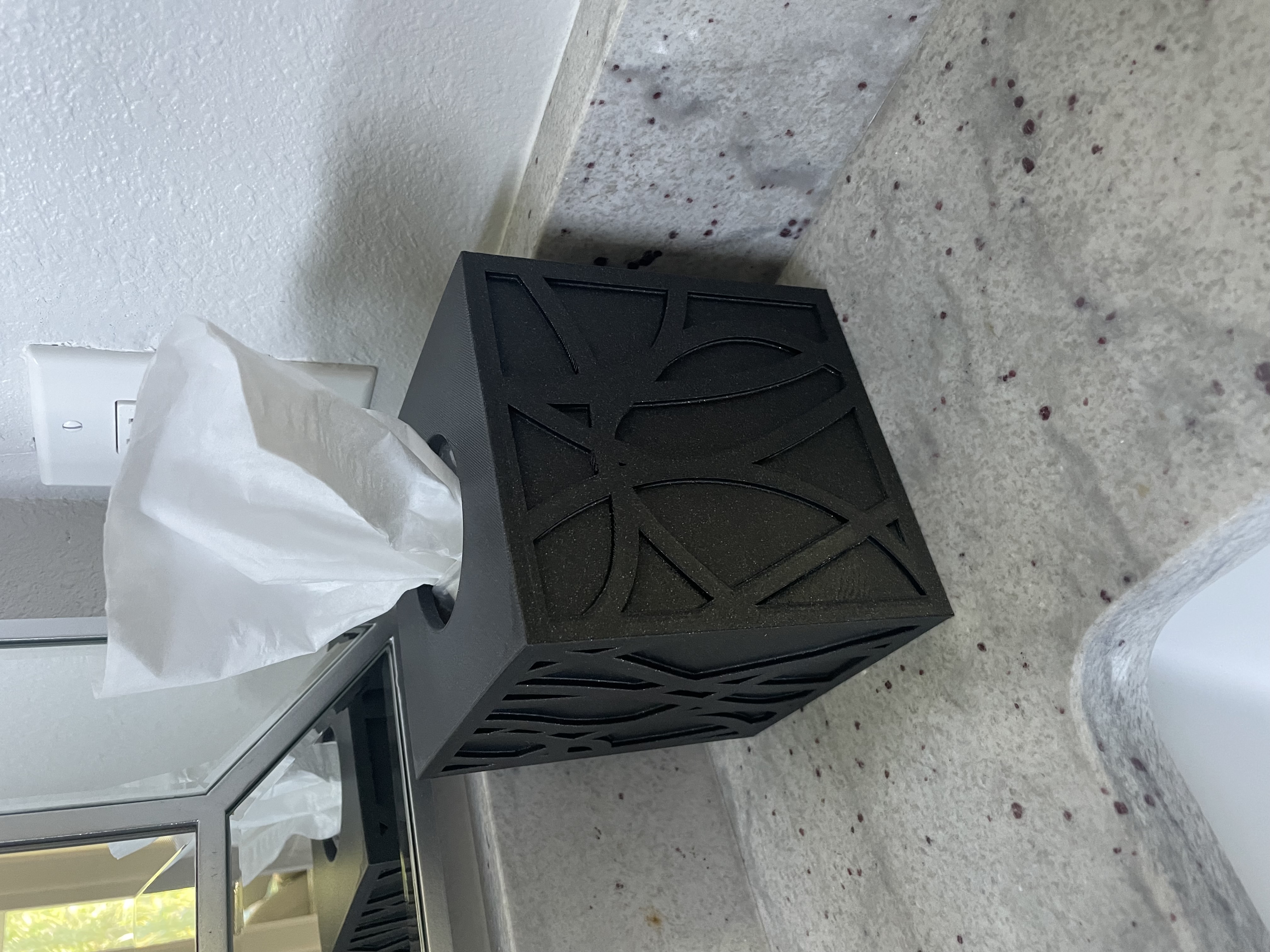 Modern Abstract Tissue Box Cover