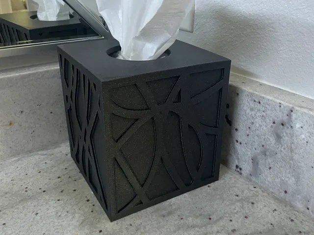Modern Abstract Tissue Box Cover