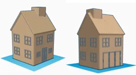Tissue Box House Cover