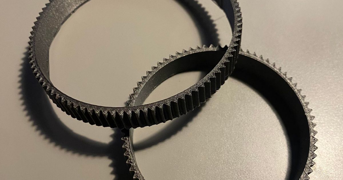 Follow Focus Ring 76mm 63mm by MrNordgren Download free STL model