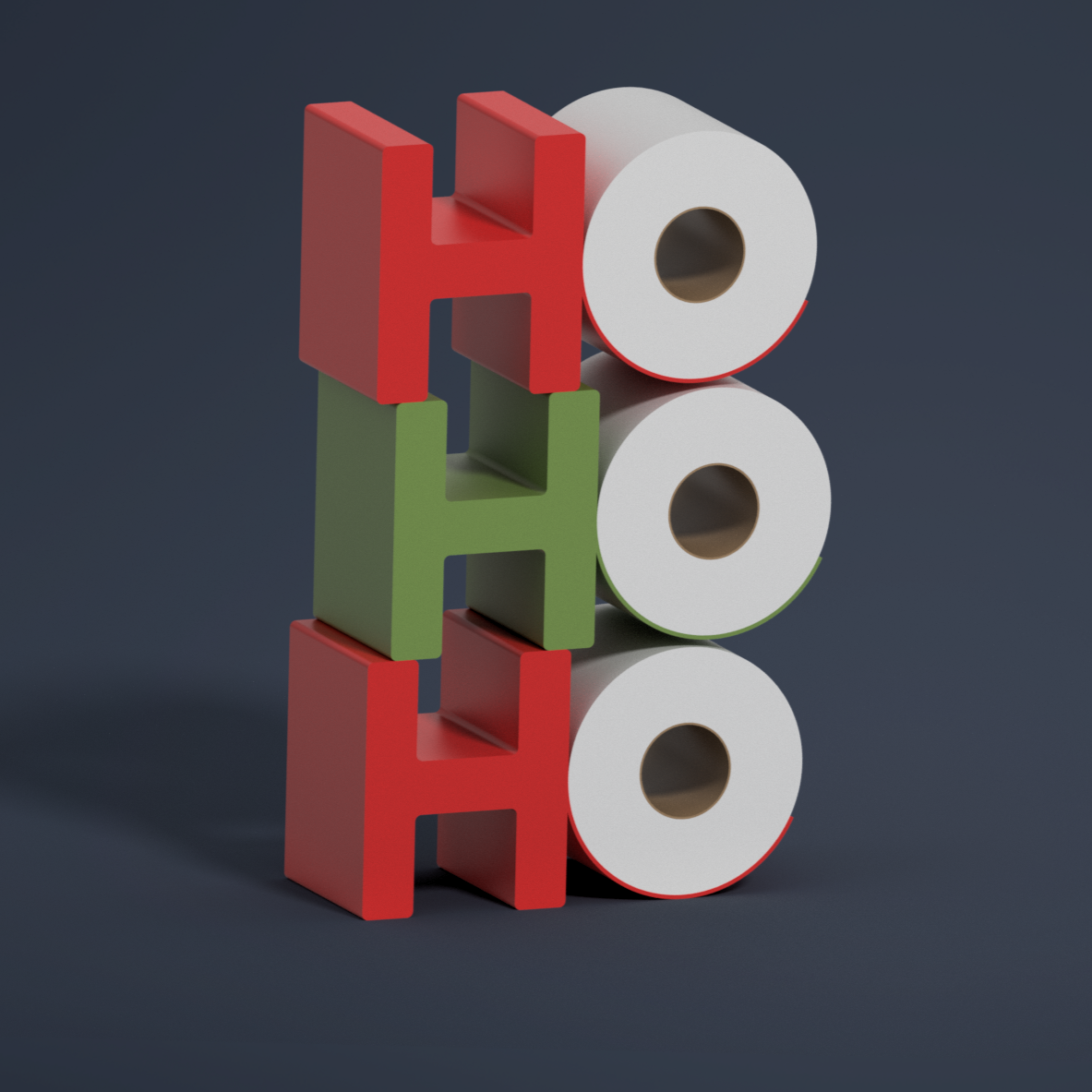 HoHoHo Toilet Roll Holder