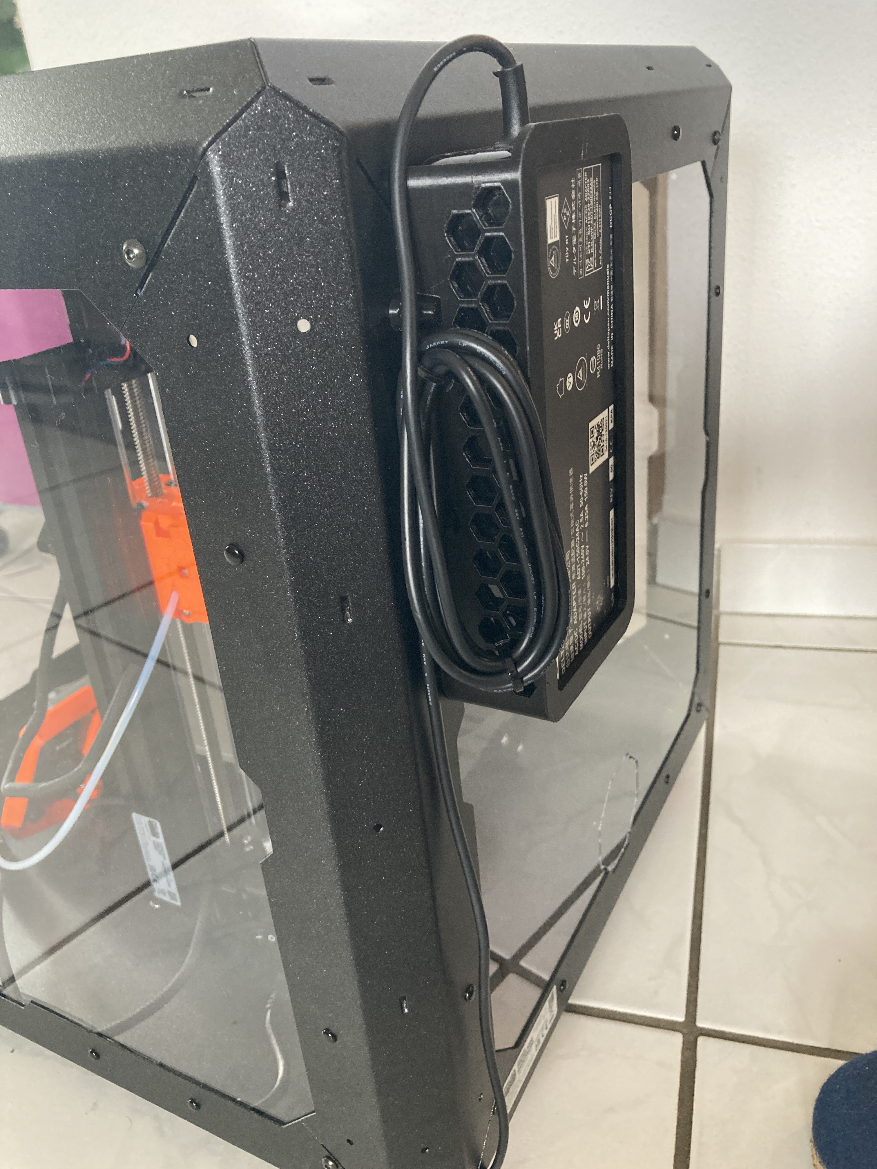 Prusa Mini+ Enclosure PSU Mount