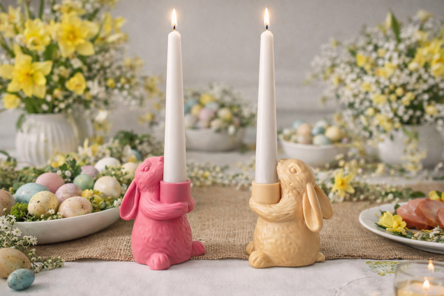 Easter Bunny Candle Holder
