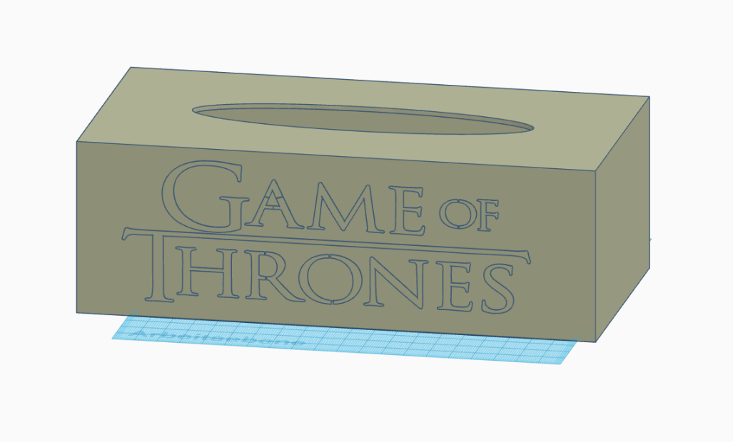Tissue Box - Game of Thrones Style