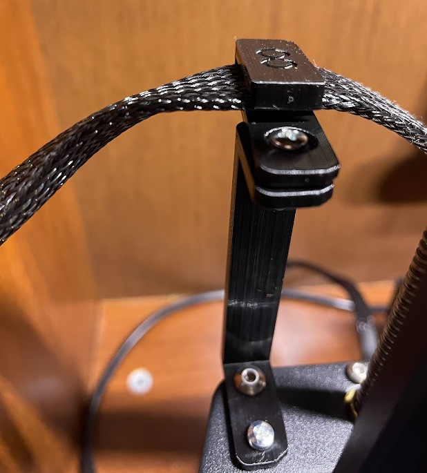 Elegoo Neptune 3 Pro - Extruder Cable Riser 3D model thumbnail