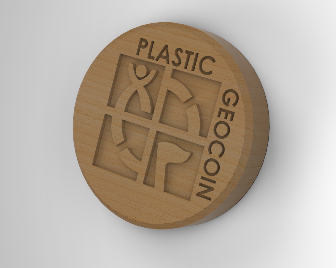 Geocoin Blank (Woodie)
