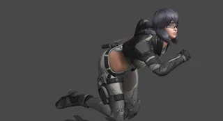 Motoko Kusanagi Running