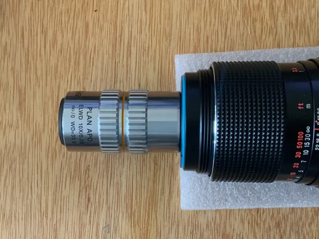 M49-M26 lens filter thread to objective adapter