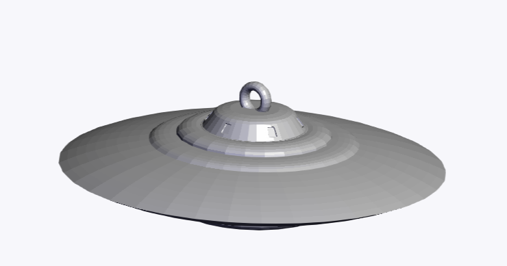 UFO Ornament by jex7 | Download free STL model | Printables.com