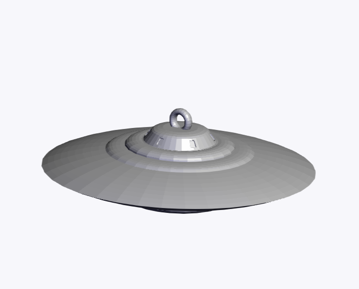 UFO Ornament by jex7 Download free STL model