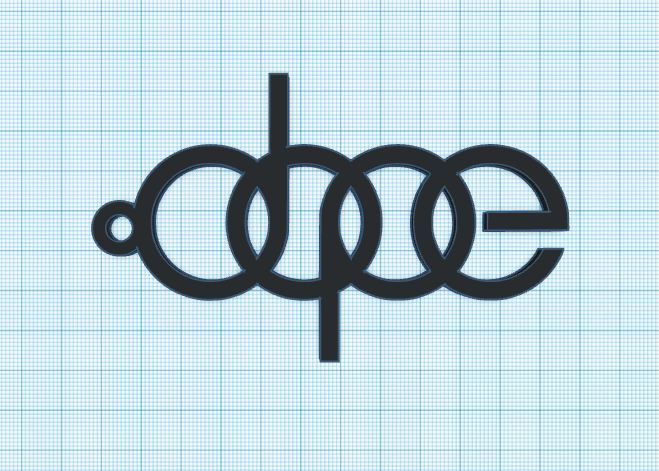 Dope Audi keychain by TEEMO3D | Download free STL model | Printables.com