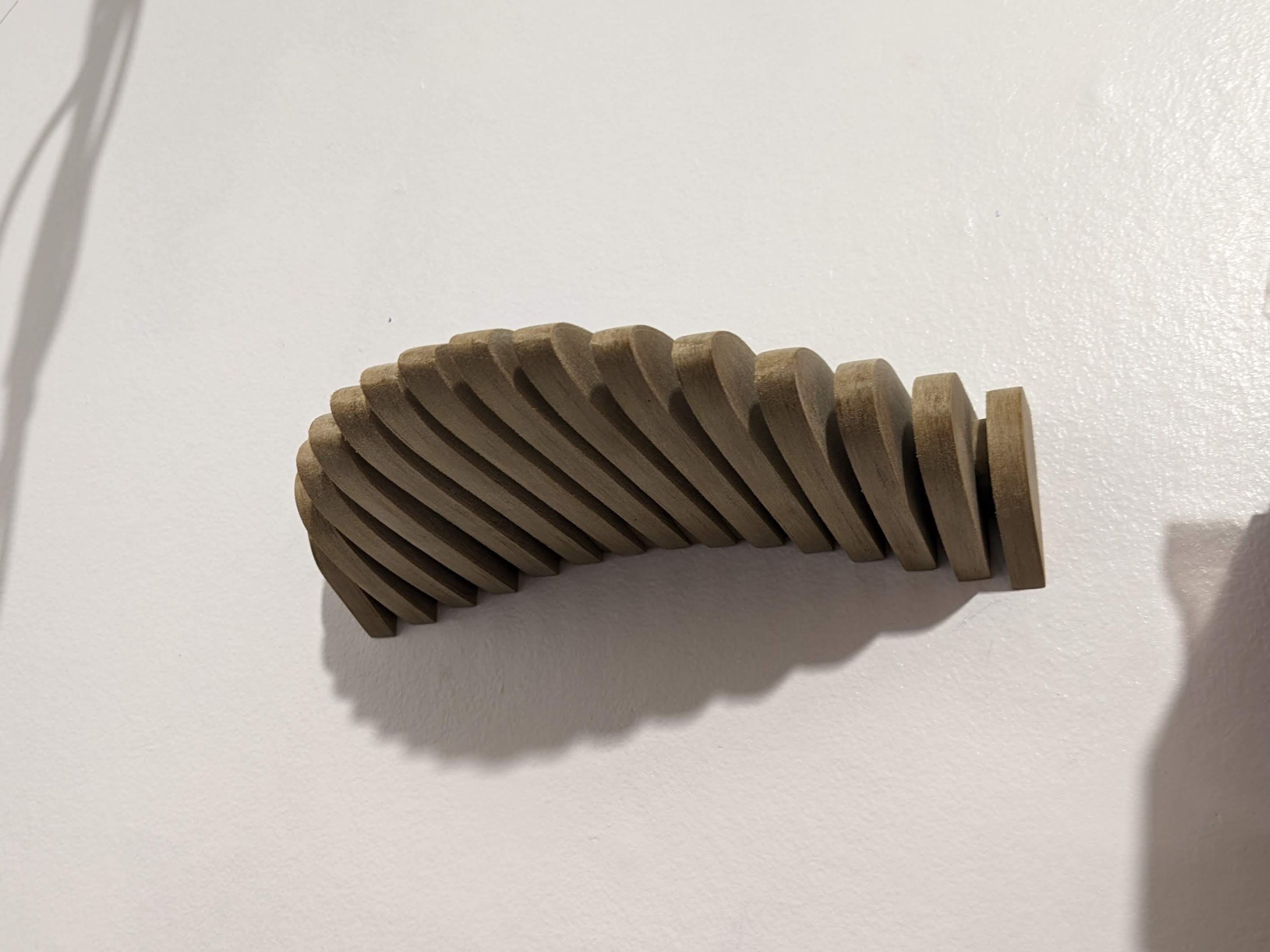 Miniatura 2 do modelo 3D Flat Print Contoured Floating Shelf