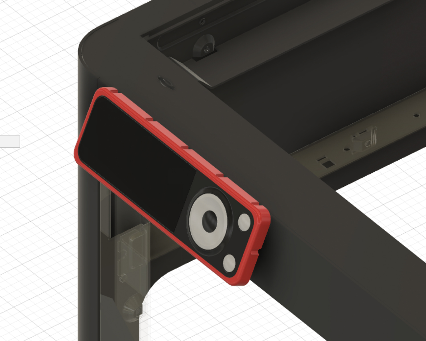 Bambu Lab P1P Screen Frame By MeanGreenM4 Download Free STL Model 
