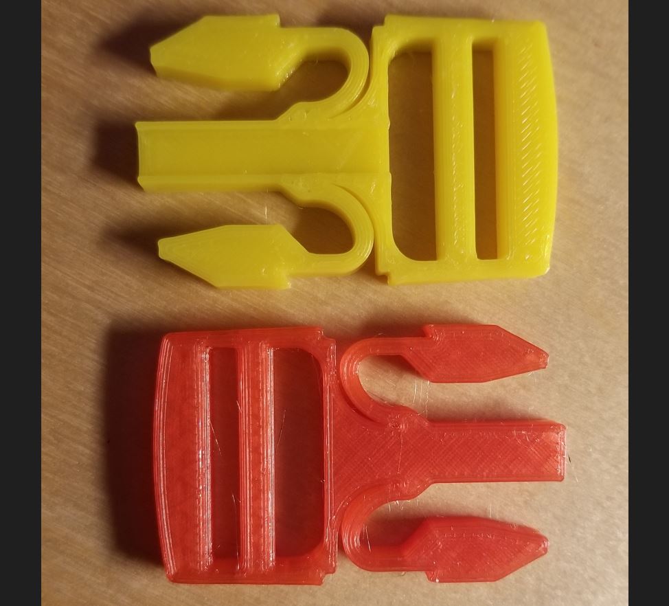 Better buckle for brittle plastics