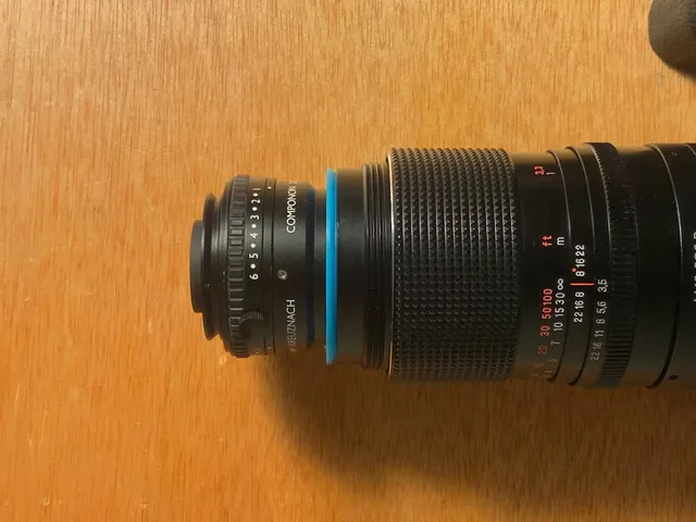 M49-M37 lens filter thread adapter for macro