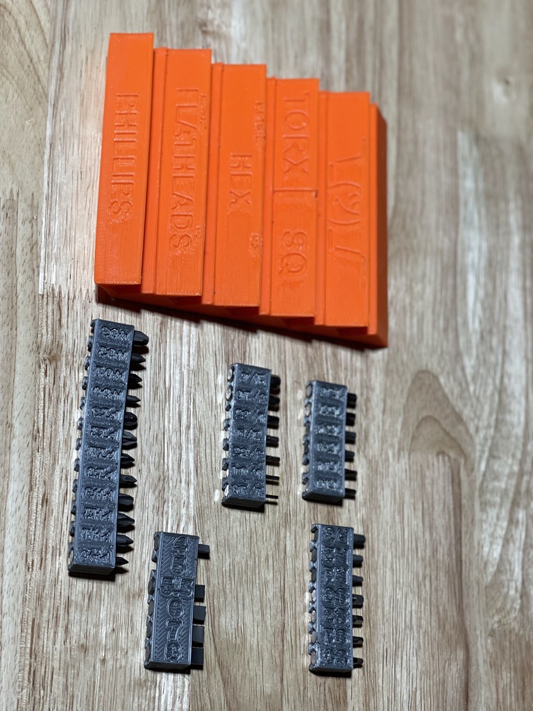 Hex Bit Drawer Organizer by BubsBuilds Download free STL model