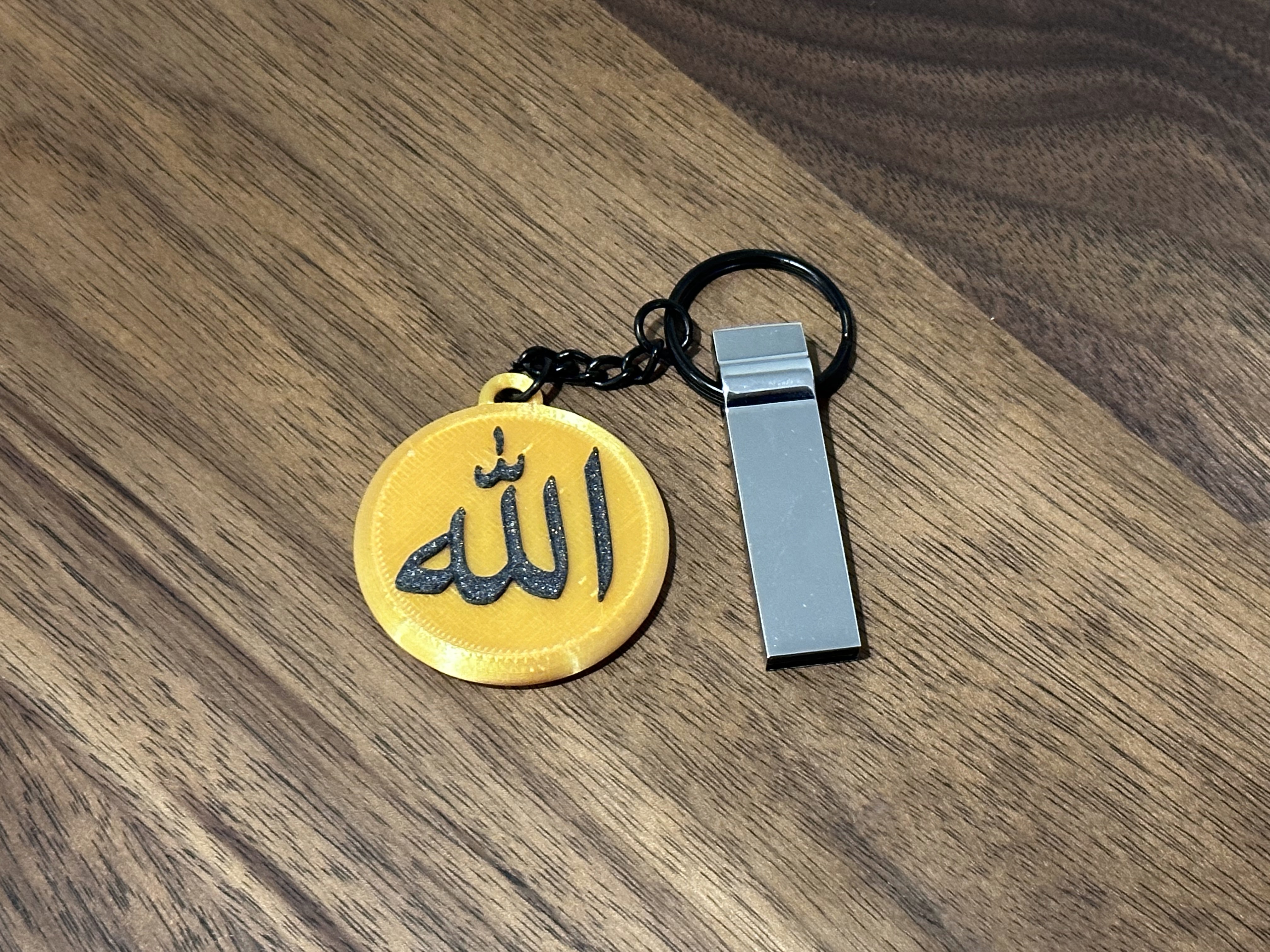 Miniatura 2 do modelo 3D Allah Arabic Keychain
