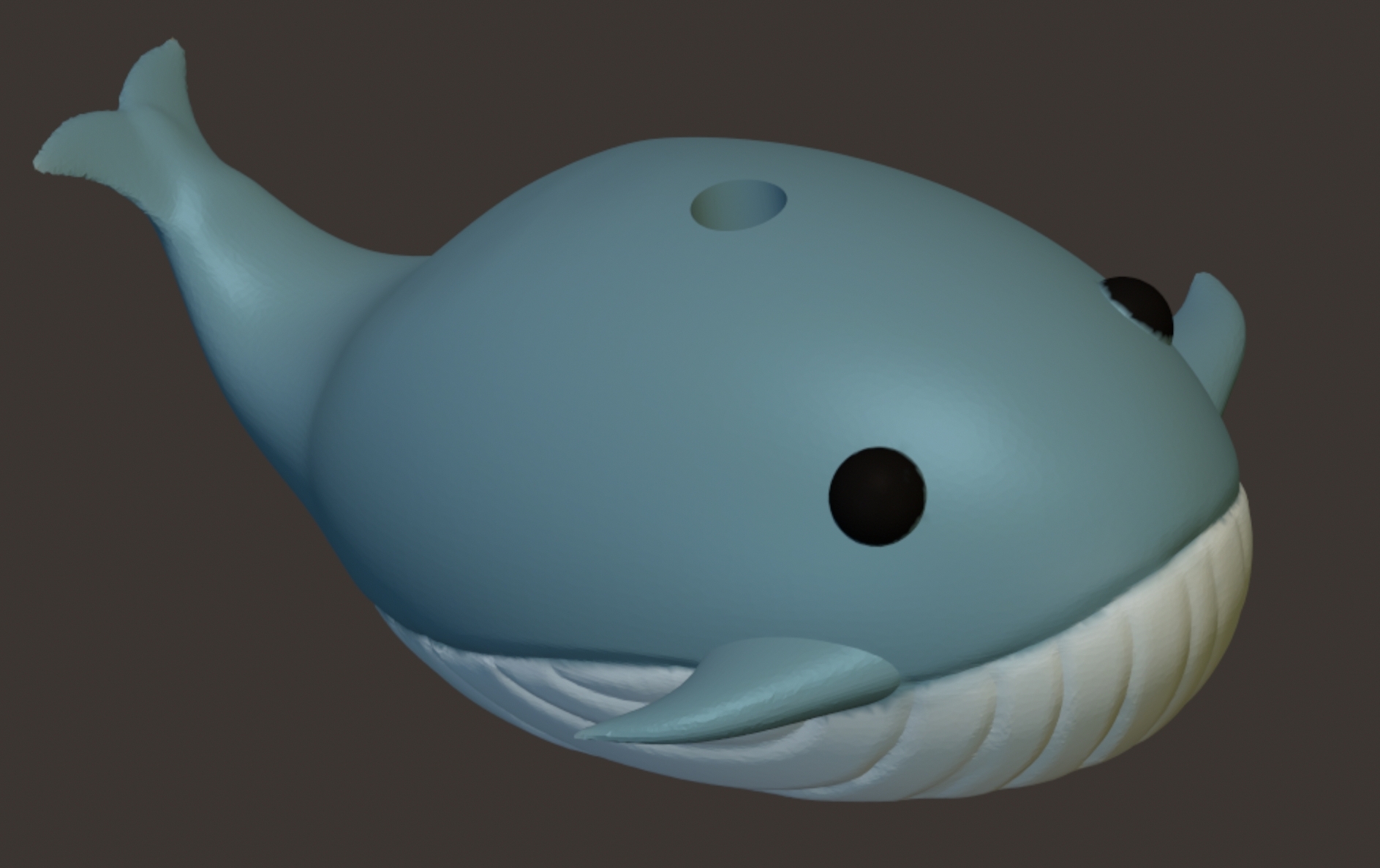 Whale square tissue box cover (Contest)