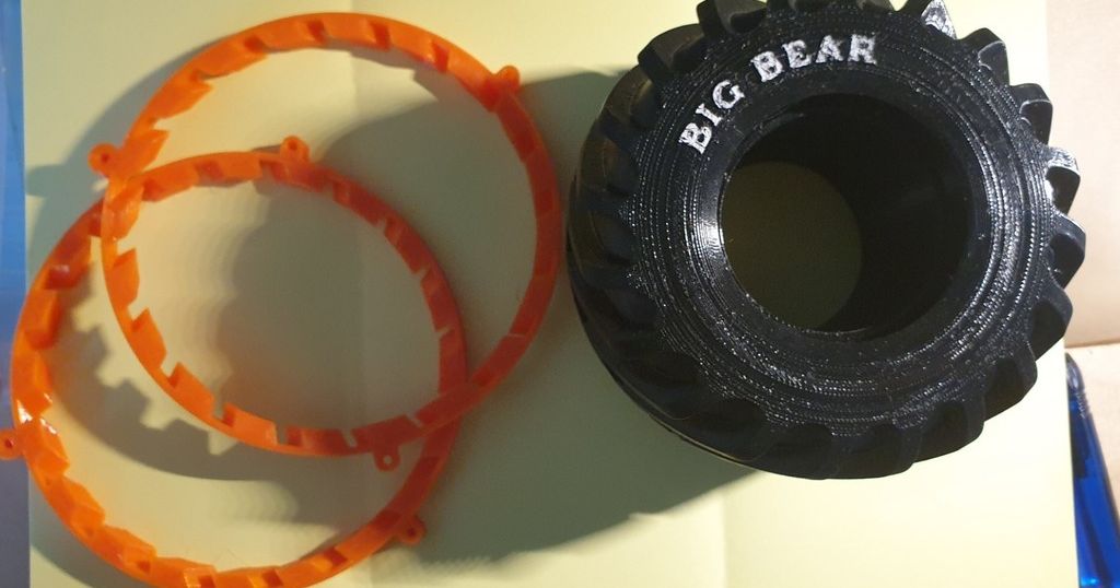 Marui Big Bear Tire by SilverTriple Download free STL model