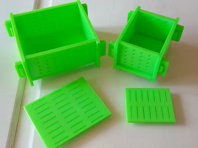 Cheese/Tofu mold with heart-shaped holes