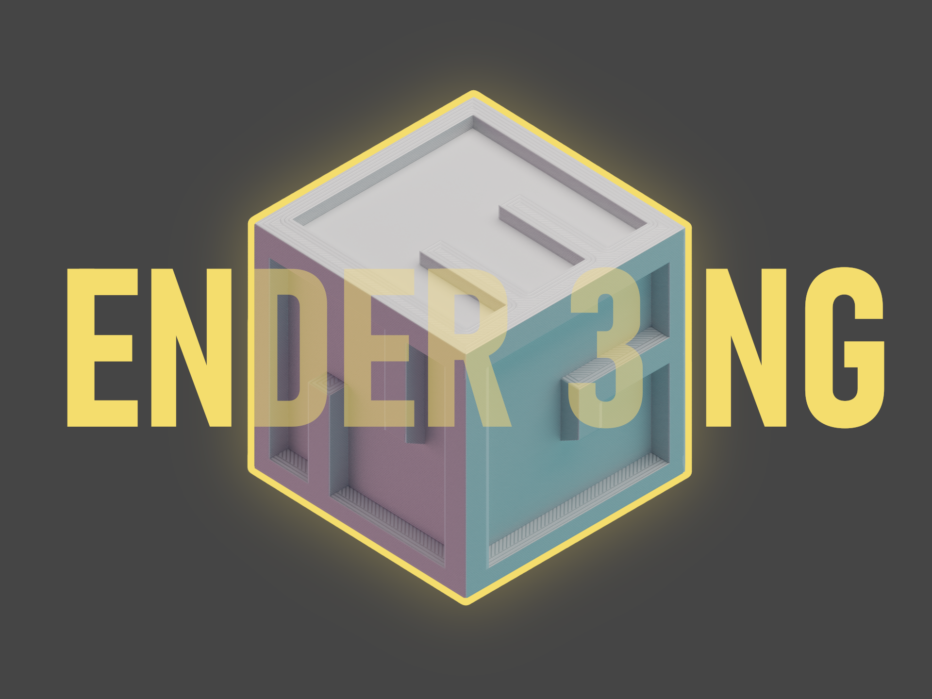 Ender 3 NG calibration cube V2 by RH3D Download free STL model