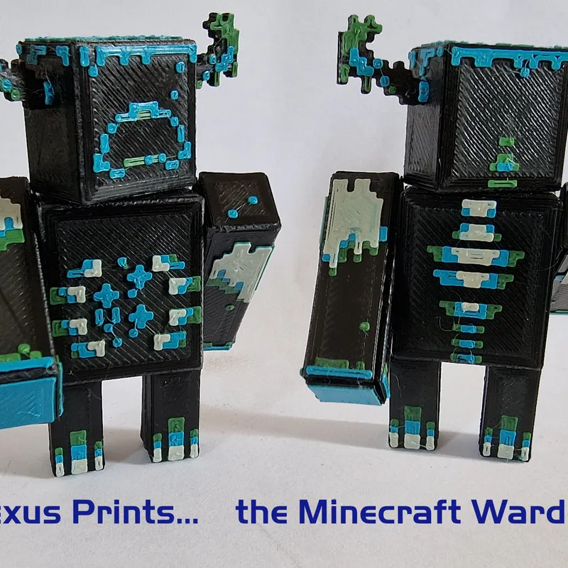 Minecraft Papercraft: The Warden