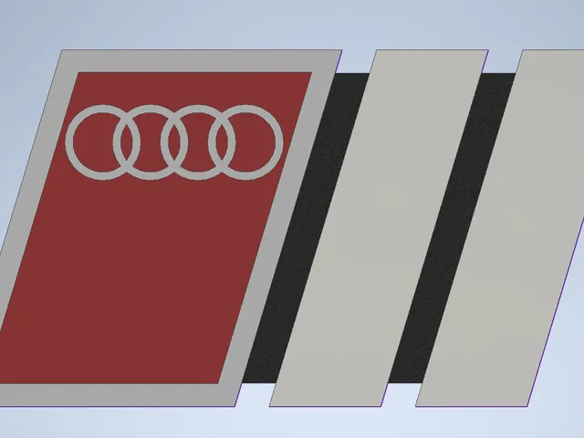 Audi Badge - Racing Stripes