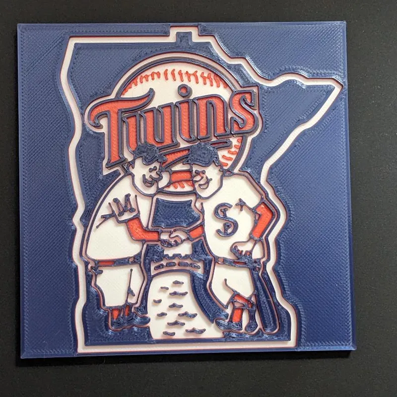 Minnesota MN Twins Baseball Logo coaster by Equinox21