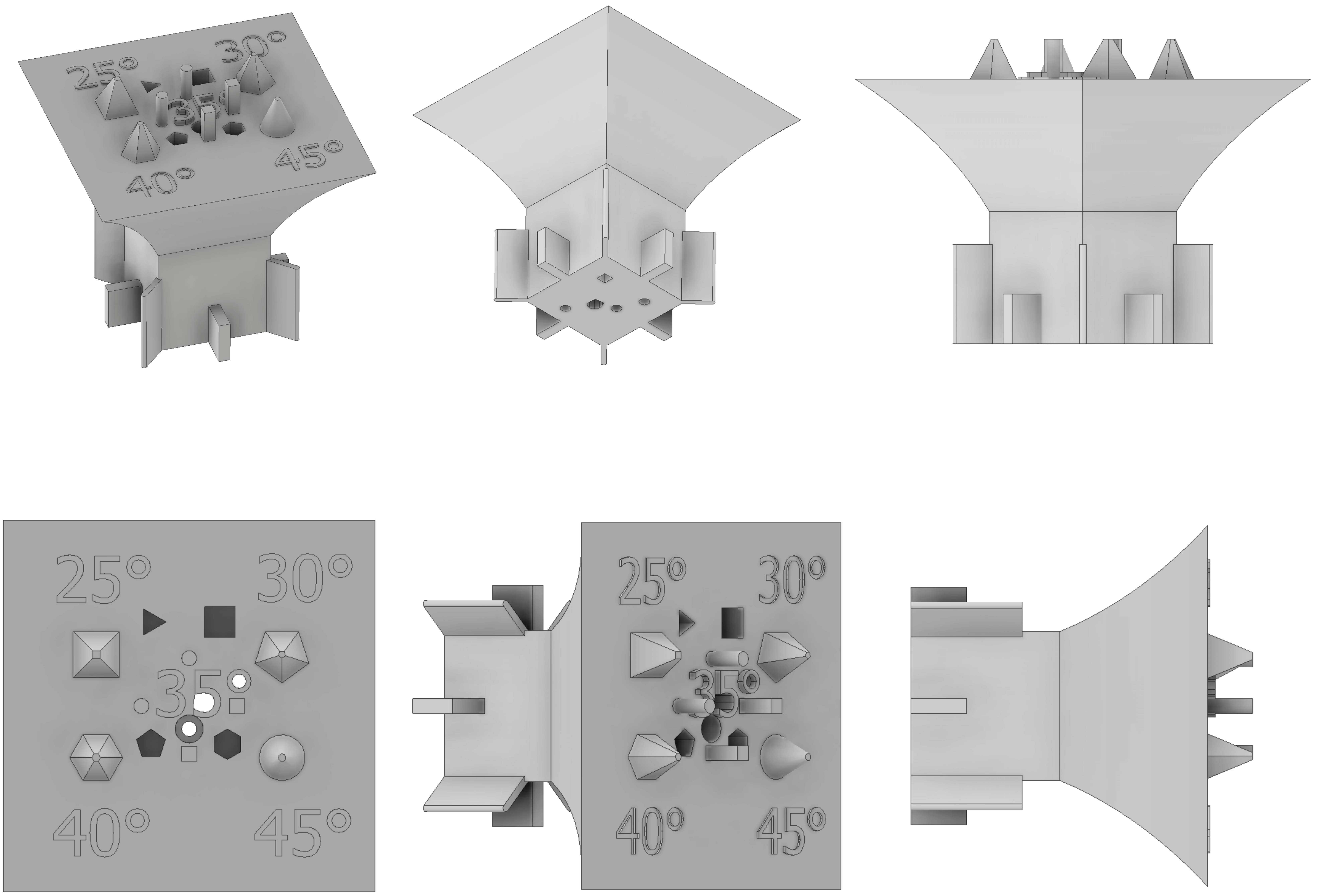 calibration cube / Kalibrierwürfel