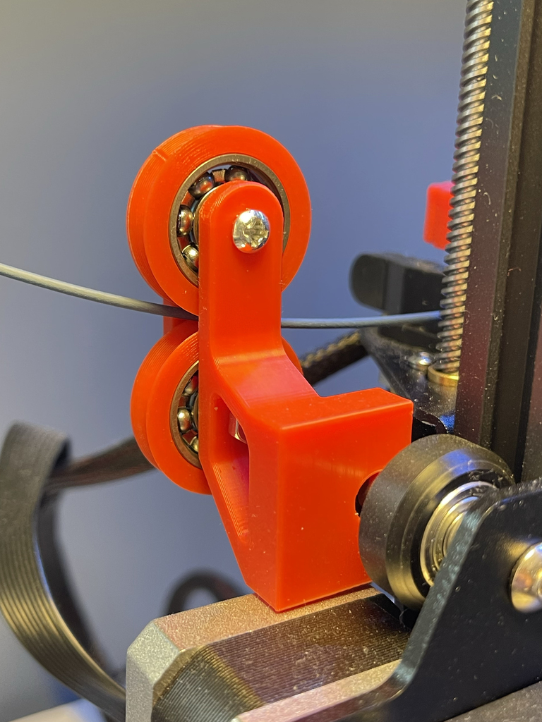 Dual Roller Filament Guide - Ender 3 by annaglyph | Download free 