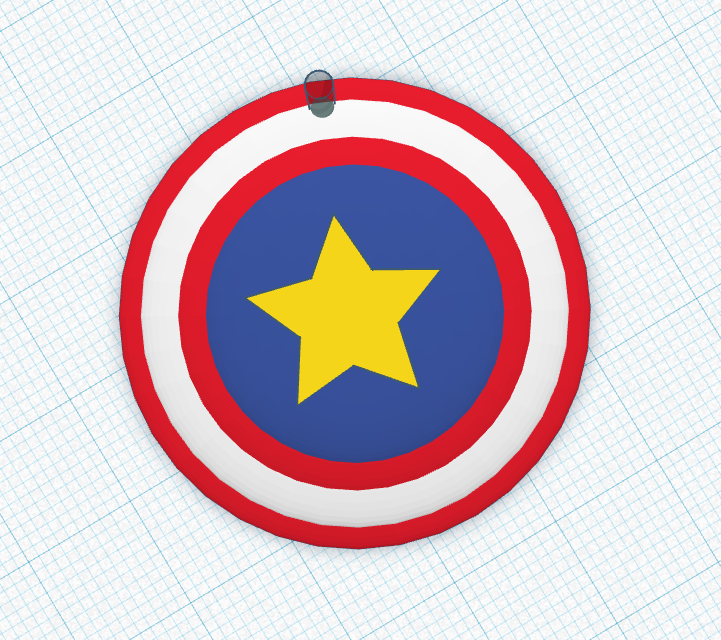 captain america shield key chain