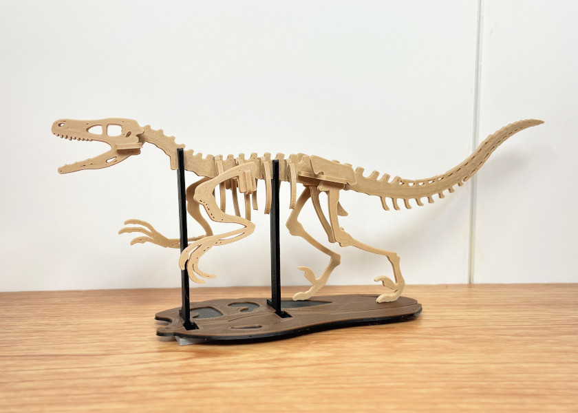 [3Dino Puzzle] Velociraptor by STAG_B | Download free STL model ...