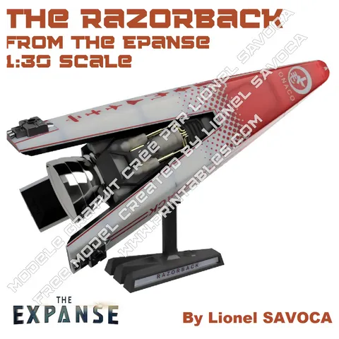 Razorback from THE EXPANSE TV show - 1:30 Scale (adaptable)