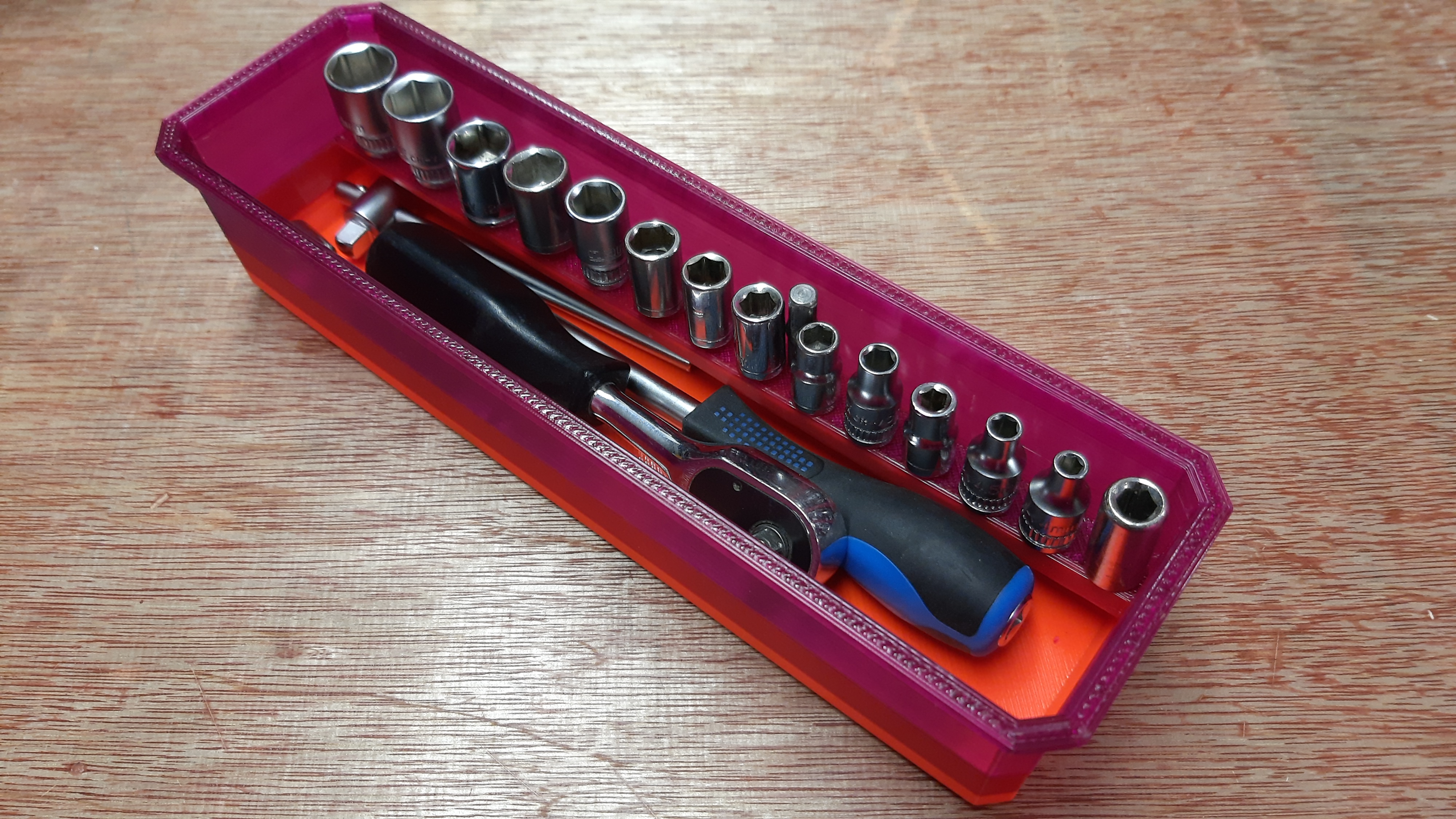 Qbrick bucket for 1/4" ratchet