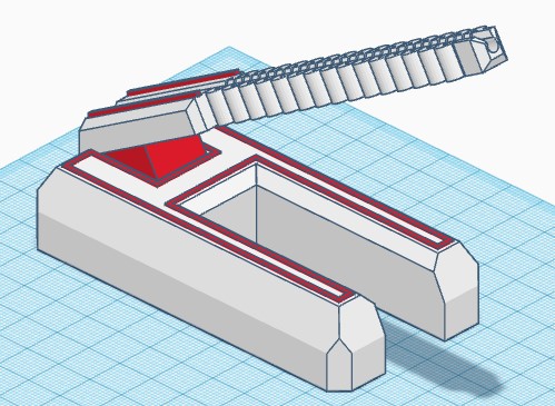 Futuristic mouse bungee "The Laser Cannon"