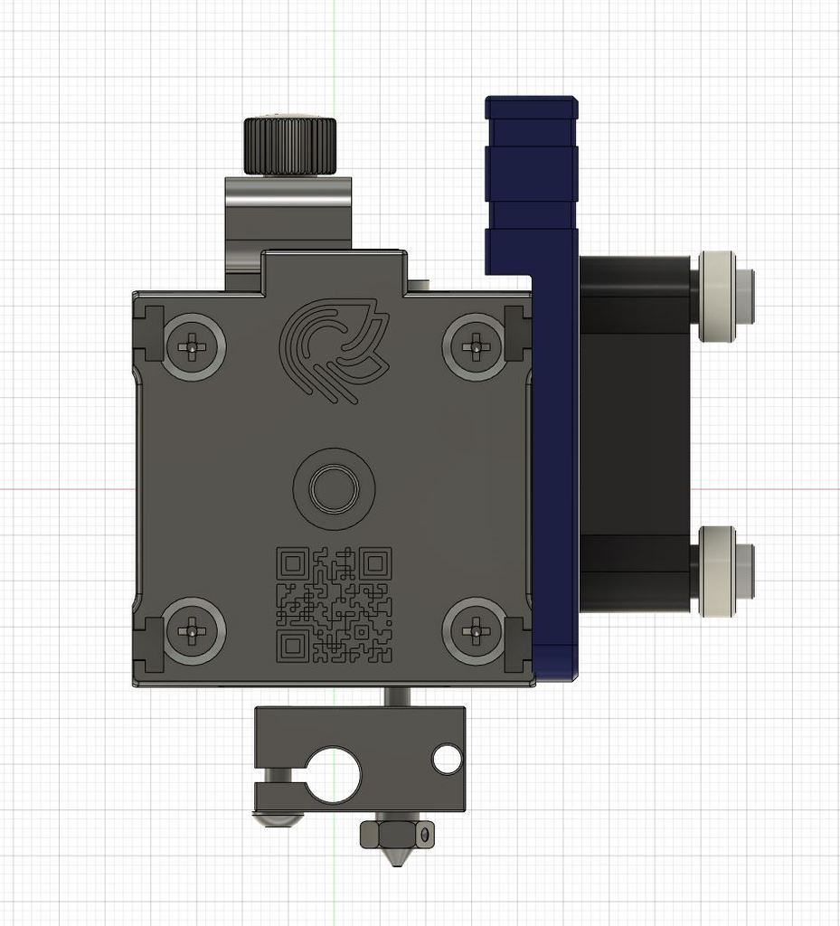 ExoSlide Hemera Mount w/wire guide