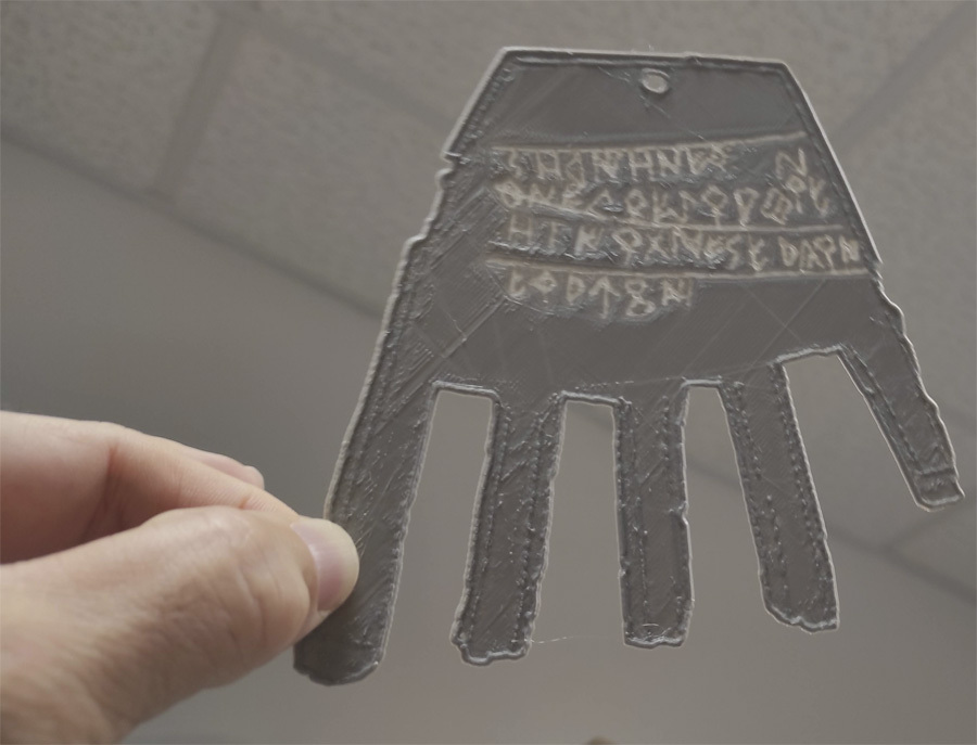 Irulegiko eskua, Mano de Irulegi, Hand of Irulegi