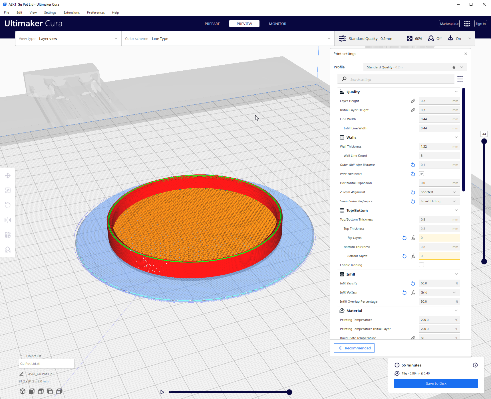 GU Pot Easy Stacker by jameswatts1990, Download free STL model