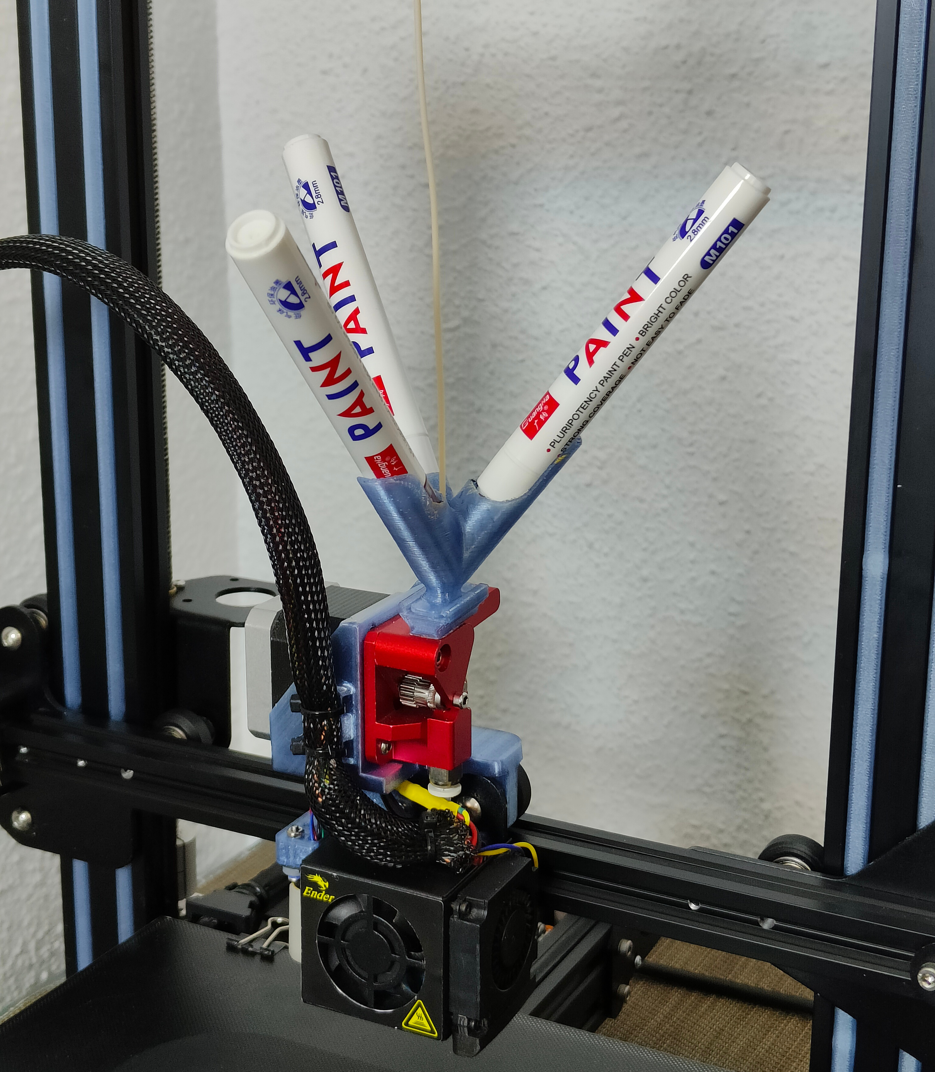 3D printing custom colors with makers