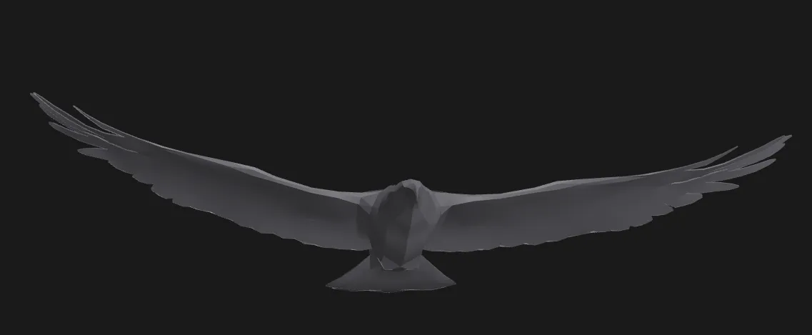 Flying Raven by Tyler Cramer | Download free STL model | Printables.com