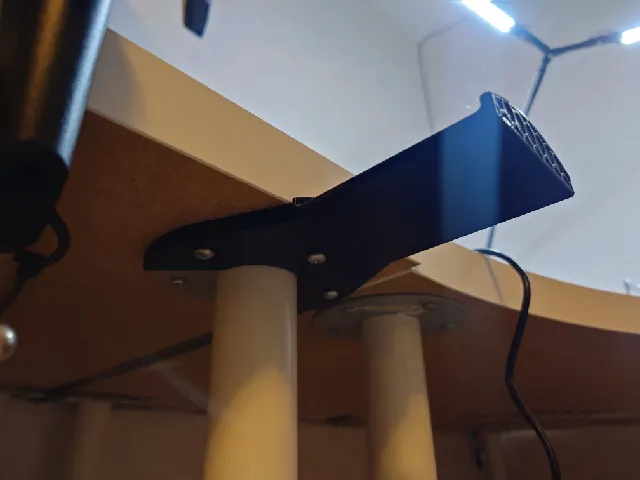 Secure Headphone Hanger for Ikea Desks