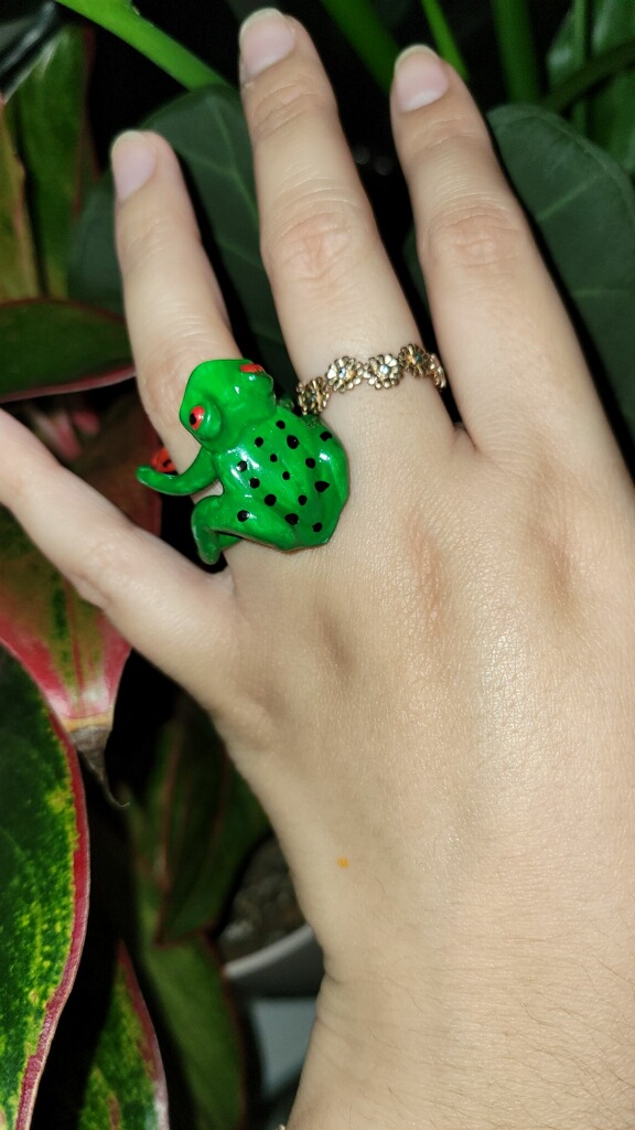 Tree Frog Ring by WildFern23 Download free STL model
