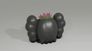 Kaws Pot Plant