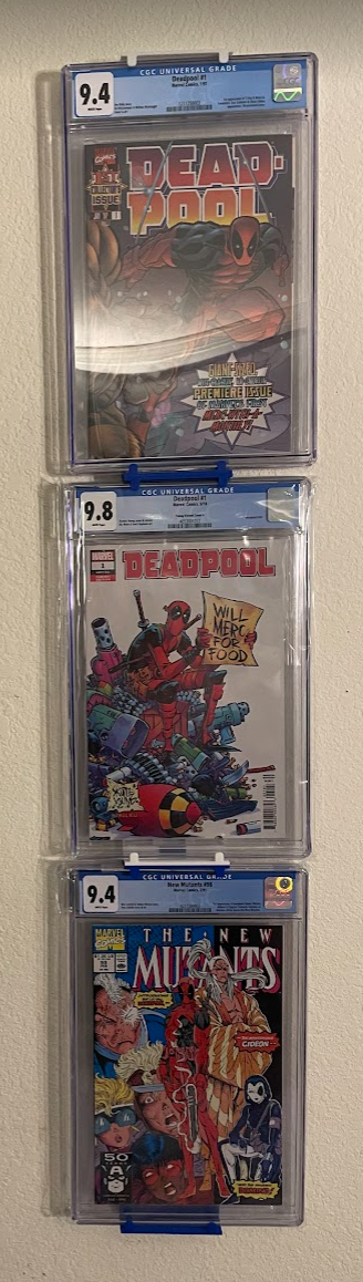 CGC (Graded) Comic Slab Wall Slide Mount System