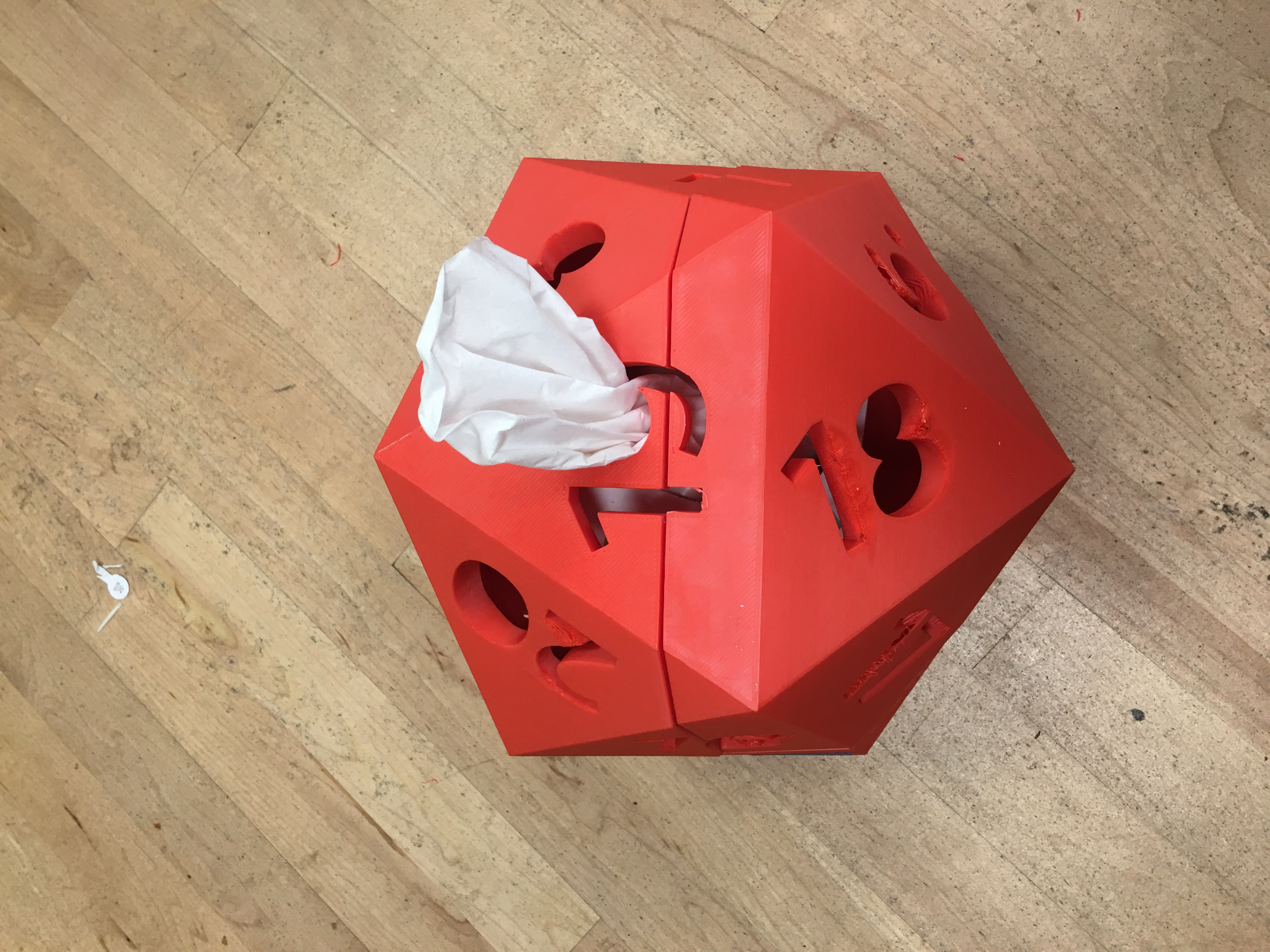 Miniatura 4 do modelo 3D D20 Tissue Box