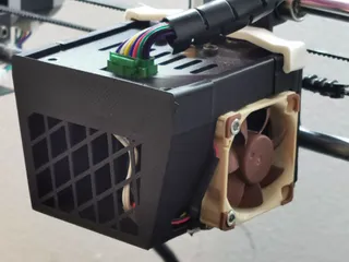 Anycubic i3 mega Hotend fan box (also Mega-S, Mega-X, Full Metal, BLTouch & by AlexMu | Download free model | Printables.com