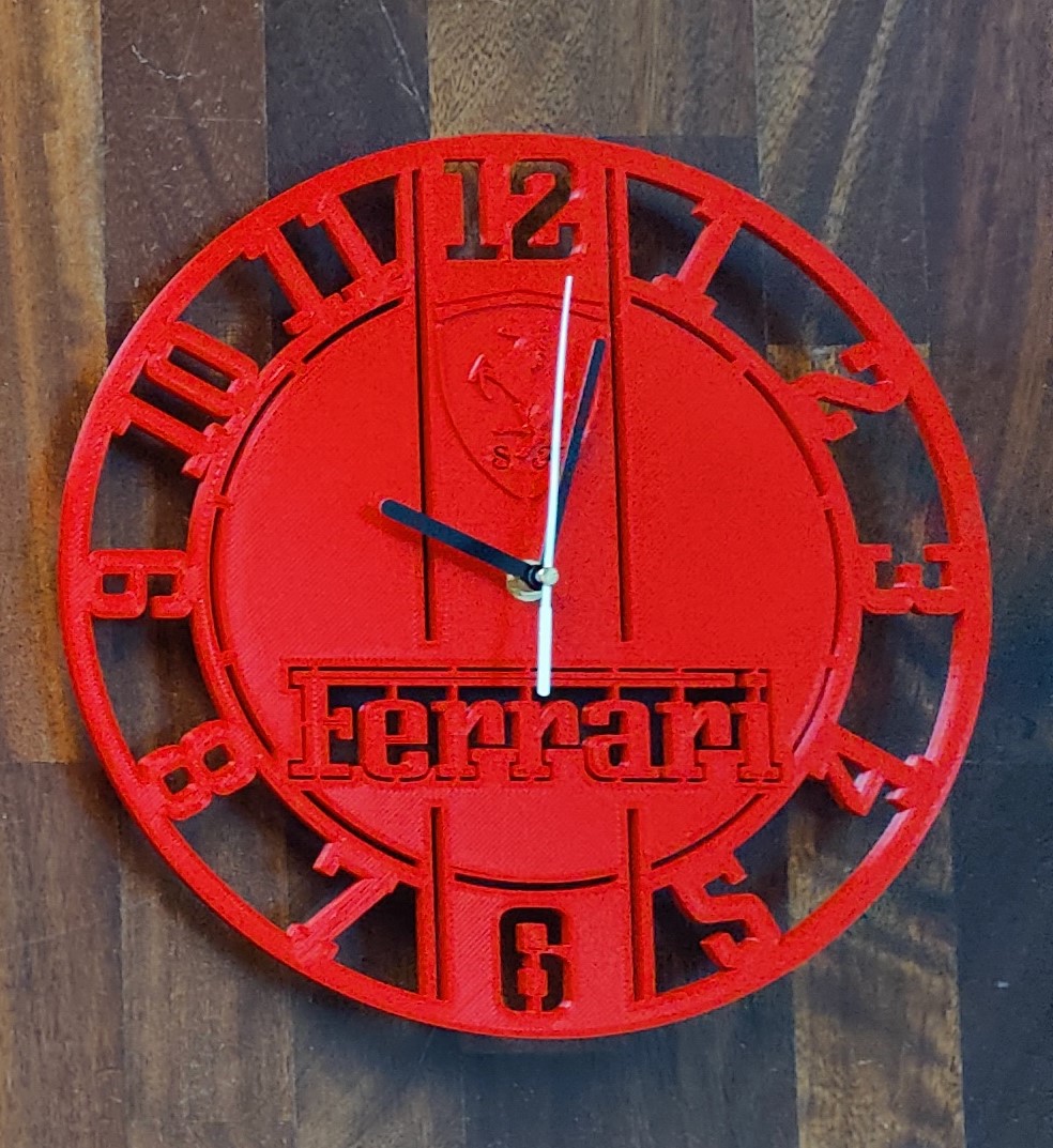 Ferrari's Clock by el.pollo.diablo | Download free STL model ...