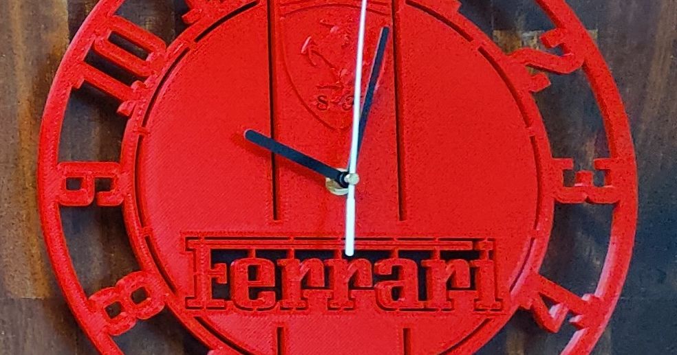 Ferrari's Clock by el.pollo.diablo | Download free STL model ...