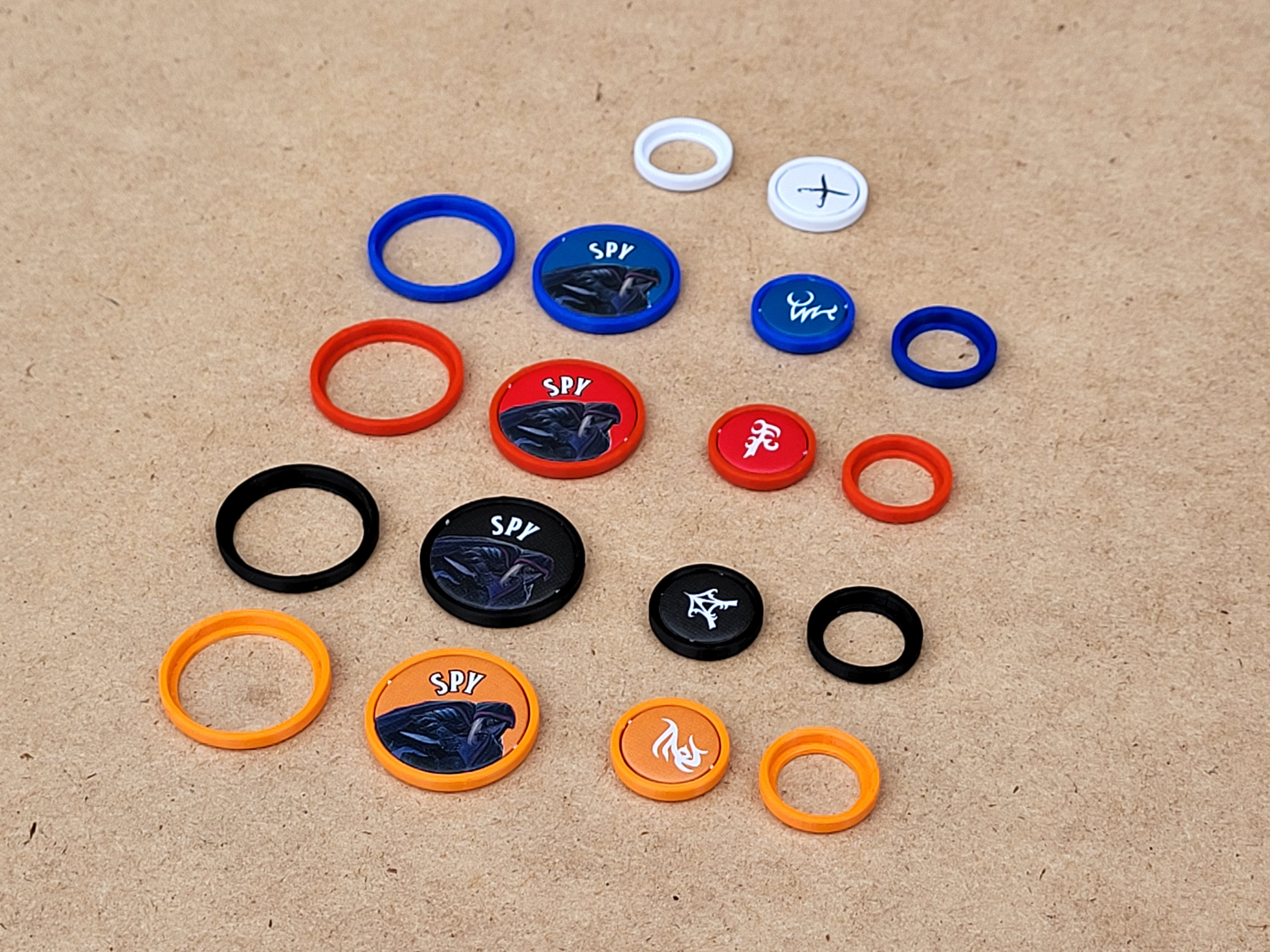 Tyrants of the Underdark (2021) Board Game Token Inserts