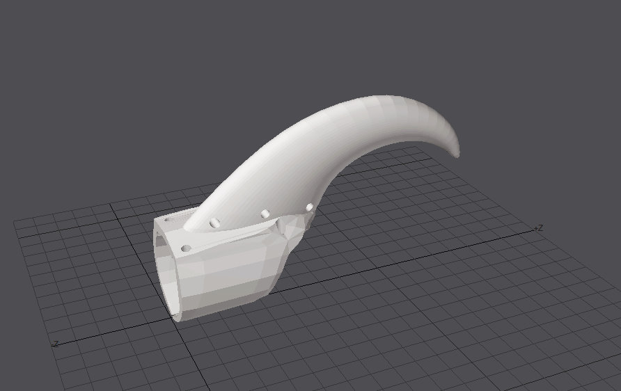 Fursuit finger claw